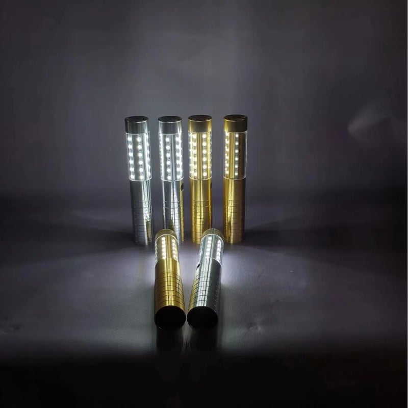 Bluejw Rechargeable LED Bottle Sparkler - Handheld Strobe Baton Flashlight Light Stick for Party Bar Club Wine Presenter - Glowing Bottle Service Sparklers - Image 5